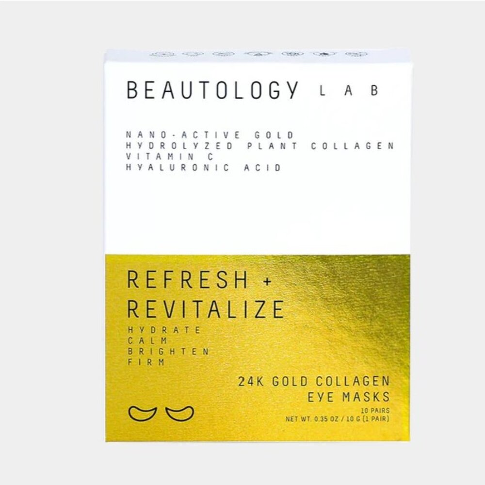 Beautology Lab 24K Gold Collagen Eye Masks NIB